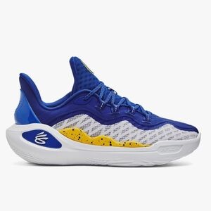 UNDER ARMOUR CURRY 11 DUB NATION BASKETBALL SHOES Blue White MEN 8  WOMEN 9.5